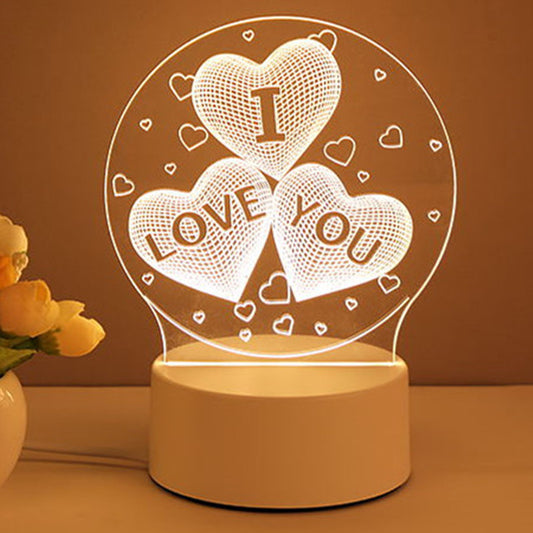 I love you Nightstand Lamp